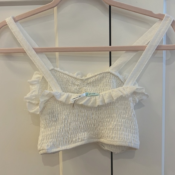 Urban Outfitters Top White Crop Top - Picture 4 of 6